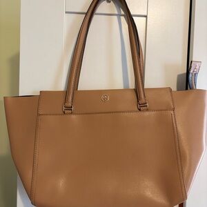 Tory Burch Brown Leather Tote